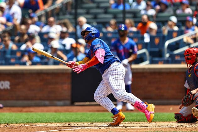 MLB, Baseball Herren, USA St. Louis Cardinals Vs. New York Mets New York Mets player Francisco Alvarez 4 singles during the second inning of a baseball game against the St. Louis Cardinals at Citi Field in Flushing, New York, on June 11, 2026. Flushing New York United States  Copyright: xGordonxDonovanx originalFilename:donovan-mlbstlou260611_np9Tp.jpg