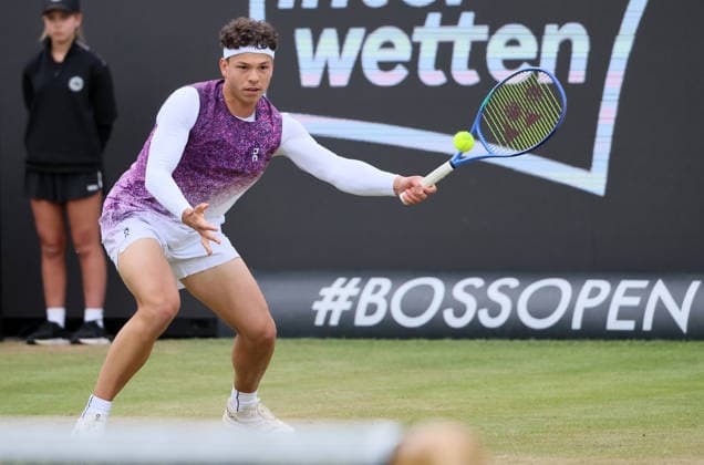 11.06.2026, Boss Open 2026, ATP, Tennis Herren Tour 250 Stuttgart, TTC Weissenhof, Tennis, im Bild: Ben Shelton (USA)