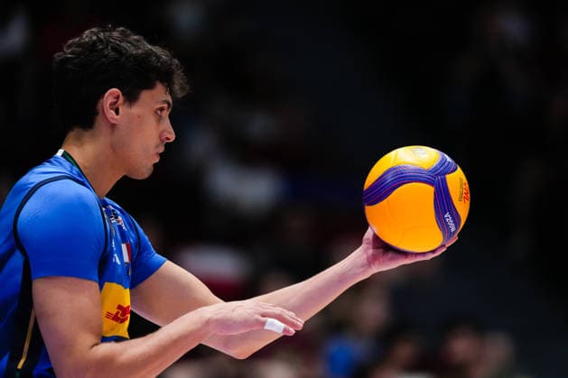 Volleyball, Nations League, Deutschland - Italien Germany V Italy - 2026 Men s Volleyball Nations League - Ottawa -Day2 Mattia Bottolo 12 of Italy in action during the 2026 Men s Volleyball Nations League match between Germany and Italy at TD Place Arena in Ottawa, Canada, on June 11, 2026. Ottawa Ontario Canada  Copyright: xYuanxTianx originalFilename:tian-2026mens260611_npr5x.jpg