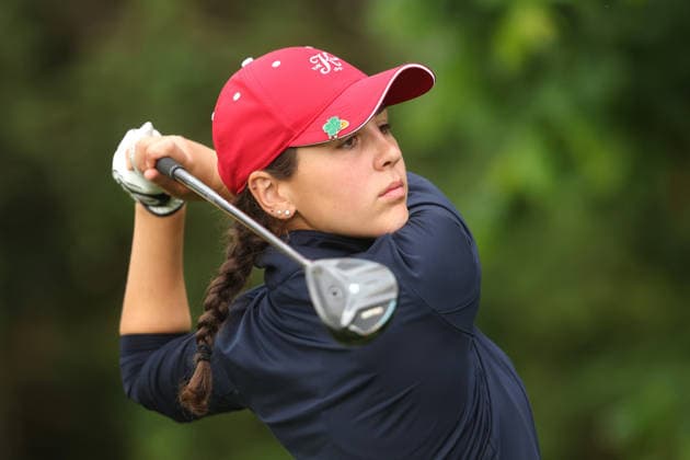 REPRO FREE *PRESS RELEASE NO REPRODUCTION FEE* EDITORIAL USE ONLY East of Ireland Women s Amateur Open, Woodbrook Golf Club, Dublin 12 6 2026 Isabella Stewart Isabella Stewart 12 6 2026  Copyright: x INPHO BryanxKeanex BK1_3583 copy