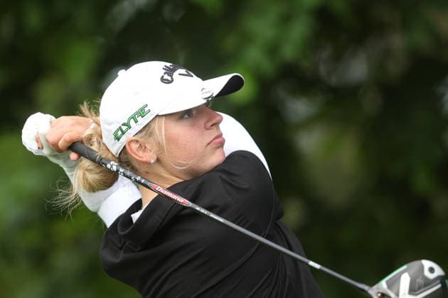 REPRO FREE *PRESS RELEASE NO REPRODUCTION FEE* EDITORIAL USE ONLY East of Ireland Women s Amateur Open, Woodbrook Golf Club, Dublin 12 6 2026 Grace McMeekin Grace McMeekin 12 6 2026  Copyright: x INPHO BryanxKeanex BK1_4470 copy