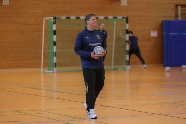 12.06.2026, xtgx, Handball, EHF Champions League, Abschlusstraining Füchse Berlin v.l. Nicolej Krickau (Berlin, Trainer) Koeln
