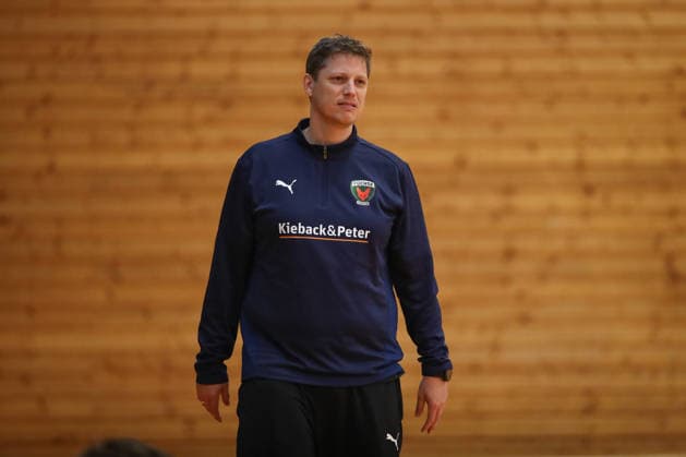12.06.2026, xtgx, Handball, EHF Champions League, Abschlusstraining Füchse Berlin v.l. Nicolej Krickau (Berlin, Trainer) Koeln