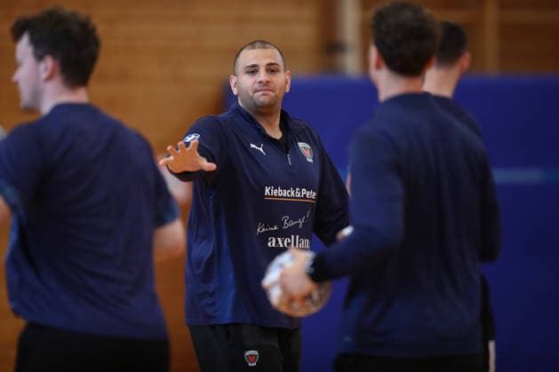 12.06.2026, xtgx, Handball, EHF Champions League, Abschlusstraining Füchse Berlin v.l. Dejan Milosavljev (Berlin, 96) Koeln