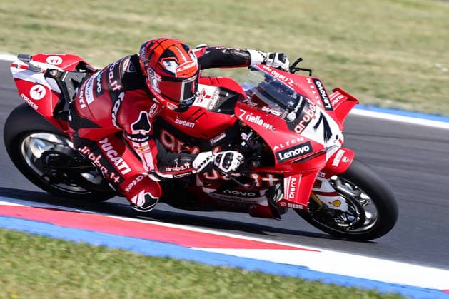 MOTORSPORTS - Superbike - Pirelli Emilia Romagna Round Photo by IPA ABACAPRESS.COM85604675 - Iker Lecuona (ITA) on a Ducati Panigale V4R, Aruba.It Racing - Ducati, during the FIM Superbike World Championship, WM, Weltmeisterschaft Pirelli Emilia Romagna Round at the Misano World Circuit Marco Simoncelli, Misano Adriatico, Italy on June 12, 2026 during the Pirelli Emilia Romagna Round, World Superbike (SBK) race in Italy, Italy, June 12, 2026 Italy Italy  Copyright: xIPAxSport ABACAx