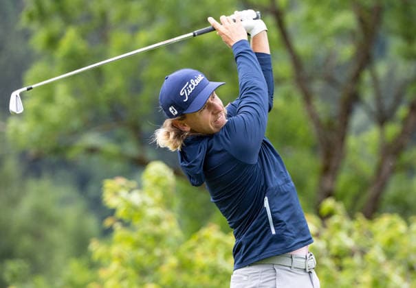 GOLF - Interwetten Open HAUS,AUSTRIA,12.JUN.26 - GOLF - HotelPlanner Tour, Interwetten Open, Golfclub Schladming. Image shows Anton Albers (GER).  GEPAxpictures xHaraldxSteiner