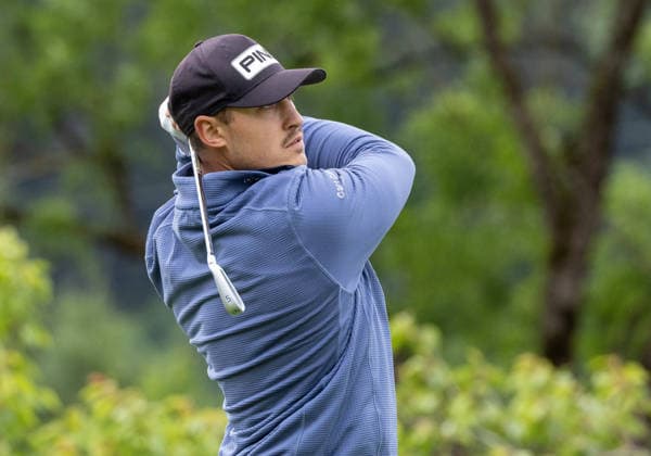 GOLF - Interwetten Open HAUS,AUSTRIA,12.JUN.26 - GOLF - HotelPlanner Tour, Interwetten Open, Golfclub Schladming. Image shows Philipp Katich (GER).  GEPAxpictures xHaraldxSteiner