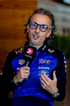 BARCELONA - Oracle Red Bull Racing Team Principal Laurent Mekies during the Formula 1 Spain-Catalonia at the Circuit de Barcelona-Catalunya on June 12, 2026 in Barcelona, Spain. (Photo by DeFodi Images) -