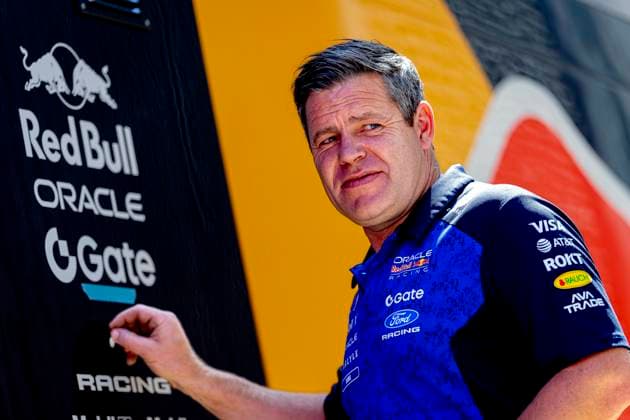 BARCELONA - Greg Reeson of the Red Bull Racing Formula 1 team during the Formula 1 Spain-Catalonia at the Circuit de Barcelona-Catalunya on June 12, 2026 in Barcelona, Spain. (Photo by DeFodi Images) -