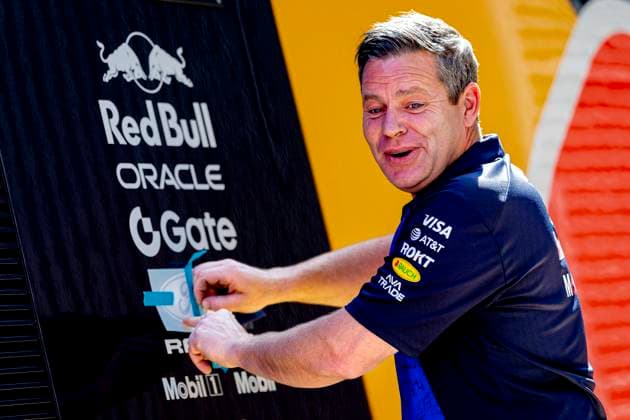 BARCELONA - Greg Reeson of the Red Bull Racing Formula 1 team during the Formula 1 Spain-Catalonia at the Circuit de Barcelona-Catalunya on June 12, 2026 in Barcelona, Spain. (Photo by DeFodi Images) -