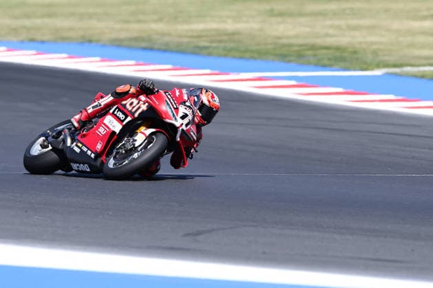 MOTORSPORTS - Superbike - Pirelli Emilia Romagna Round Photo by IPA ABACAPRESS.COM85604677 - Nicolo Bulega (ITA) on a Ducati Panigale V4R, Aruba.It Racing - Ducati, during the FIM Superbike World Championship, WM, Weltmeisterschaft Pirelli Emilia Romagna Round at the Misano World Circuit Marco Simoncelli, Misano Adriatico, Italy on June 12, 2026 during the Pirelli Emilia Romagna Round, World Superbike (SBK) race in Italy, Italy, June 12, 2026 Italy Italy  Copyright: xIPAxSport ABACAx