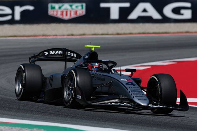 Formula 2 Championship - Round 5 Barcelona - Practice & Qualifying Colton Herta of United States and Hitech (4) on track during practice ahead of Round 5 Barcelona of the Formula 2 Championship at Circuit de Barcelona-Catalunya on June 12, 2026, in Barcelona, Spain. Barcelona Circuit de Barcelona-Catalunya Catalunya Spain RL_F1GPBCN_2K26_000110 Copyright: xRicardoxLarreinax