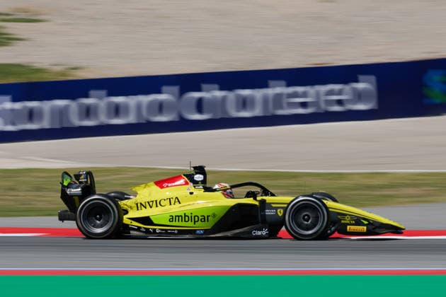 Formula 2 Championship - Round 5 Barcelona - Practice & Qualifying Rafael Camara of Brazil and Invicta Racing (1) on track during practice ahead of Round 5 Barcelona of the Formula 2 Championship at Circuit de Barcelona-Catalunya on June 12, 2026, in Barcelona, Spain. Barcelona Circuit de Barcelona-Catalunya Catalunya Spain RL_F1GPBCN_2K26_000114 Copyright: xRicardoxLarreinax