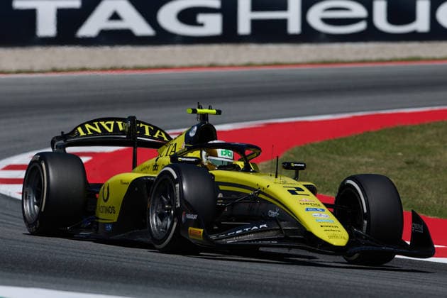 Formula 2 Championship - Round 5 Barcelona - Practice & Qualifying Joshua Durksen of Paraguay and Invicta Racing (2) on track during practice ahead of Round 5 Barcelona of the Formula 2 Championship at Circuit de Barcelona-Catalunya on June 12, 2026, in Barcelona, Spain. Barcelona Circuit de Barcelona-Catalunya Catalunya Spain RL_F1GPBCN_2K26_000111 Copyright: xRicardoxLarreinax