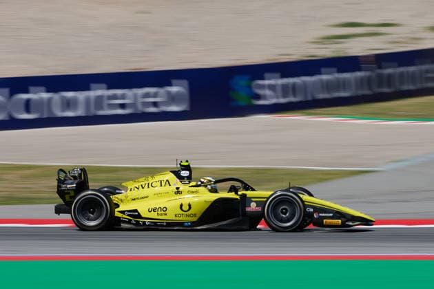 Formula 2 Championship - Round 5 Barcelona - Practice & Qualifying Joshua Durksen of Paraguay and Invicta Racing (2) on track during practice ahead of Round 5 Barcelona of the Formula 2 Championship at Circuit de Barcelona-Catalunya on June 12, 2026, in Barcelona, Spain. Barcelona Circuit de Barcelona-Catalunya Catalunya Spain RL_F1GPBCN_2K26_000115 Copyright: xRicardoxLarreinax
