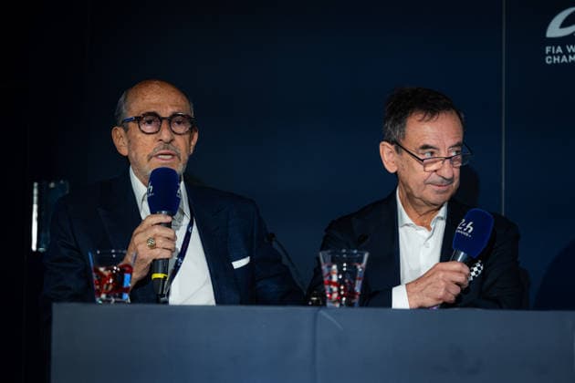 24 HEURES DU MANS 2026 - FRIDAY MILLE Richard (fra), PrÃ sident ot the FIA Endurance Commission, portrait FILLON Pierre (fra), President of ACO, portrait at the ACO press conference, PK, Pressekonferenz during the 24 Hours of Le Mans 2026, 4th round of the 2026 FIA World Endurance Championship, on June 12, 2026 on the Circuit des 24 Heures du Mans in Le Mans, France -  Copyright: xGERMAINxHAZARDx