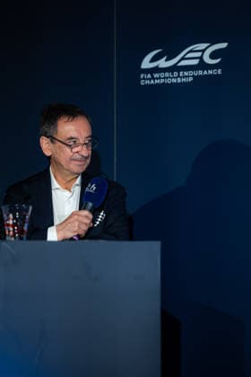 24 HEURES DU MANS 2026 - FRIDAY FILLON Pierre (fra), President of ACO, portrait at the ACO press conference, PK, Pressekonferenz during the 24 Hours of Le Mans 2026, 4th round of the 2026 FIA World Endurance Championship, on June 12, 2026 on the Circuit des 24 Heures du Mans in Le Mans, France -  Copyright: xGERMAINxHAZARDx