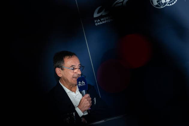 24 HEURES DU MANS 2026 - FRIDAY FILLON Pierre (fra), President of ACO, portrait at the ACO press conference, PK, Pressekonferenz during the 24 Hours of Le Mans 2026, 4th round of the 2026 FIA World Endurance Championship, on June 12, 2026 on the Circuit des 24 Heures du Mans in Le Mans, France -  Copyright: xGERMAINxHAZARDx