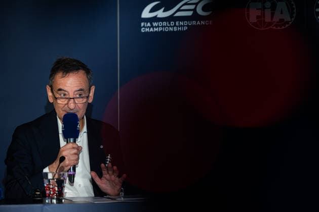 24 HEURES DU MANS 2026 - FRIDAY FILLON Pierre (fra), President of ACO, portrait at the ACO press conference, PK, Pressekonferenz during the 24 Hours of Le Mans 2026, 4th round of the 2026 FIA World Endurance Championship, on June 12, 2026 on the Circuit des 24 Heures du Mans in Le Mans, France -  Copyright: xGERMAINxHAZARDx