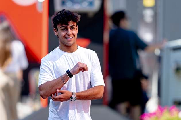 BARCELONA - Formula 1 driver Arvid Lindblad of the Racing Bulls Formula One Team during the Formula 1 Spain Catalonia at the Circuit de Barcelona-Catalunya on June 12, 2026 in Barcelona, Spain. (Photo by DeFodi Images) -