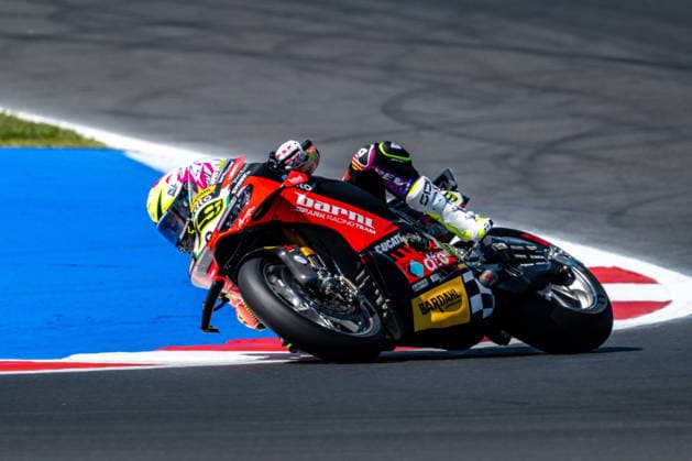 IPA85605219 - Álvaro Bautista (ESP) on a Ducati Panigale V4R for the Barni Spark Racing Team during the Pirelli Emilia Romagna Round of the World Superbike (SBK) championship in Italy, June 12, 2026  Copyright: xAlessioxMarini IPAxSportx xx 85605219