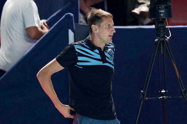 Sandro Sukno, head coach of Pro Recco looks on during the European Aquatics Men™s Water polo, Wasserball Champions League semi-final (SF2) match between Pro Recco and Olympiacos SFP at the National Pool, Tal-Qroqq, Malta, on 11 June 2026. Pro Recco v Olympiacos SFP - Men™s Water Polo Men Champions League 2026 EA_CL_2026_MLT