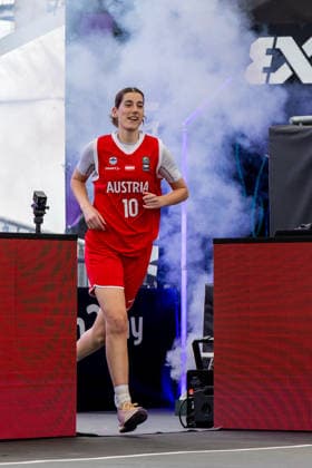 BASKETBALL - FIBA 3x3 World Tour VIENNA,AUSTRIA,12.JUN.26 - BASKETBALL - FIBA 3x3 World Tour. Image shows Sonja Schuch (AUT).  GEPAxpictures xPhilippxBrem