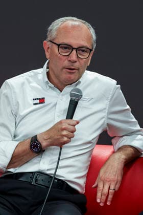 F1 - BARCELONA-CATALUNYA GRAND PRIX 2026 Stefano Domenicali president and CEO of Formula 1, portrait Pirelli™s 500 Grands Prix book presentation press conference, PK, Pressekonferenz during the Formula 1 Barcelona-Catalunya Grand Prix 2026, 7th round of the 2026 Formula One World Championship, WM, Weltmeisterschaft from June 12 to 14, 2026 on the Circuit de Barcelona-Catalunya, in Montmelo, Spain - MontmeloSpain  Copyright: xXavixBonillax