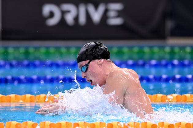 SWIMMING AUSTRALIAN TRIALS, Zac Stubblety-Cook in action during the Men s 200m Breaststroke on day 5 of the 2026 Australian Swimming Trials at Sydney Olympic Park Aquatic Centre in Sydney, Friday, June 12, 2026. ( NO ARCHIVING, EDITORIAL USE ONLY SYDNEY NEW SOUTH WALES AUSTRALIA  Copyright: xDEANxLEWINSx 20260612125967845552
