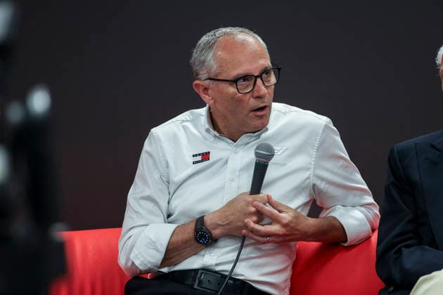 F1 - BARCELONA-CATALUNYA GRAND PRIX 2026 Stefano Domenicali president and CEO of Formula 1, portrait Pirelli™s 500 Grands Prix book presentation press conference, PK, Pressekonferenz during the Formula 1 Barcelona-Catalunya Grand Prix 2026, 7th round of the 2026 Formula One World Championship, WM, Weltmeisterschaft from June 12 to 14, 2026 on the Circuit de Barcelona-Catalunya, in Montmelo, Spain - MontmeloSpain  Copyright: xXavixBonillax