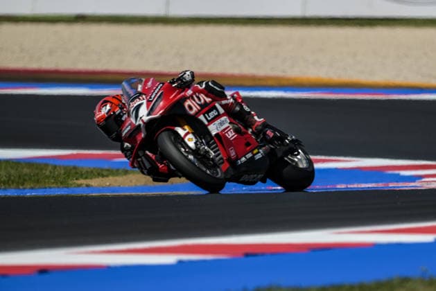 IPA85605226 - Iker Lecuona (ESP) on the Ducati Panigale V4R for Aruba.It Racing – Ducati during the Pirelli Emilia Romagna Round of the World Superbike (SBK) Championship in Italy, June 12, 2026  Copyright: xAlessioxMarini IPAxSportx xx 85605226