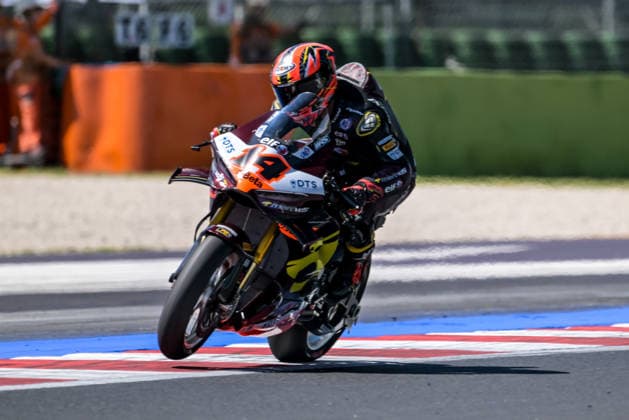 IPA85605390 - Sam Lowes (GBR) on a Ducati Panigale V4R for the ELF Marc VDS Racing Team during the Pirelli Emilia Romagna Round of the World Superbike (SBK) championship in Italy, June 12, 2026  Copyright: xAlessioxMarini IPAxSportx xx 85605390