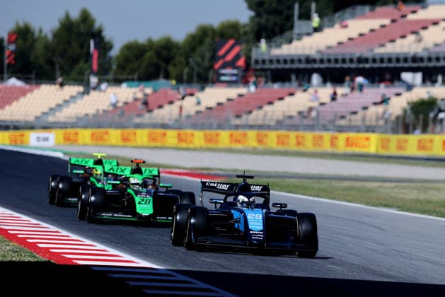 AUTO - FORMULA 3 2026 - BARCELONA 29 LACORTE Nicola (ita), DAMS Lucas Oil, Dallara F3 2025, action during the 3rd round of the 2026 FIA Formula 3 Championship from June 12 to 14, 2026 on the Circuit de Barcelona-Catalunya, in Montmelo, Spain - MontmeloSpain  Copyright: xEricxAlonsox