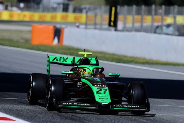 AUTO - FORMULA 3 2026 - BARCELONA 27 DAVID Yevan (lka), AIX Racing, Dallara F3 2025, action during the 3rd round of the 2026 FIA Formula 3 Championship from June 12 to 14, 2026 on the Circuit de Barcelona-Catalunya, in Montmelo, Spain - MontmeloSpain  Copyright: xEricxAlonsox