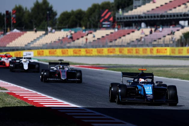 AUTO - FORMULA 3 2026 - BARCELONA 31 XIE Gerrard (chn), DAMS Lucas Oil, Dallara F3 2025, action during the 3rd round of the 2026 FIA Formula 3 Championship from June 12 to 14, 2026 on the Circuit de Barcelona-Catalunya, in Montmelo, Spain - MontmeloSpain  Copyright: xEricxAlonsox