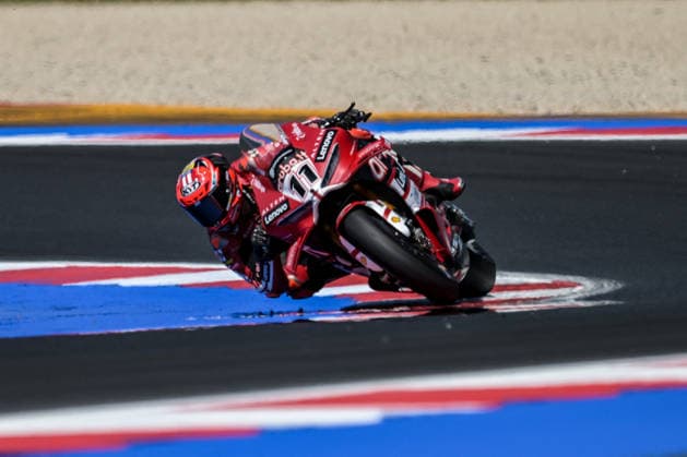 MOTORSPORTS - Superbike - Pirelli Emilia Romagna Round Photo by IPA ABACAPRESS.COM85605223 - Nicolo Bulega ITA Ducati Panigale V4R Aruba.It Racing - Ducati during the Pirelli Emilia Romagna Round, World Superbike (SBK) race in Italy, June 12, 2026 Italy Italy  Copyright: xIPAxSport ABACAx