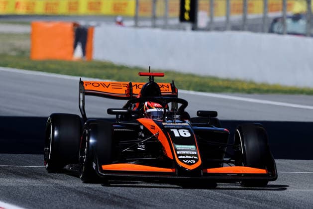 AUTO - FORMULA 3 2026 - BARCELONA 16 DEL PINO Bruno (esp), Van Amersfoort Racing, Dallara F3 2025, action during the 3rd round of the 2026 FIA Formula 3 Championship from June 12 to 14, 2026 on the Circuit de Barcelona-Catalunya, in Montmelo, Spain - MontmeloSpain  Copyright: xEricxAlonsox