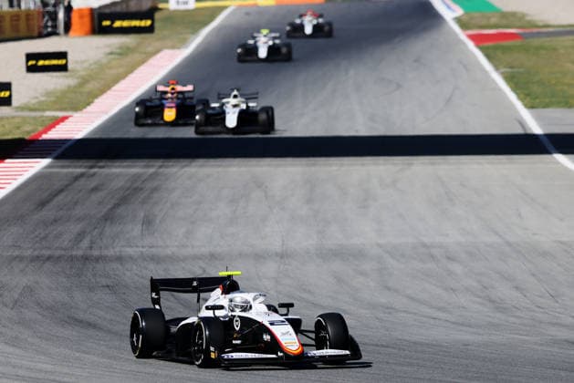 AUTO - FORMULA 3 2026 - BARCELONA 02 UGOCHUKWU Ugo (usa), Campos Racing, Dallara F3 2025, action during the 3rd round of the 2026 FIA Formula 3 Championship from June 12 to 14, 2026 on the Circuit de Barcelona-Catalunya, in Montmelo, Spain - MontmeloSpain  Copyright: xEricxAlonsox
