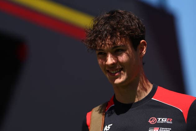 F1 Gran Prix of Spain Oliver Bearman of TGR Haas F1 Team looks on in the Paddock during free practice 1 ahead of the F1 Grand Prix of Catalunya at Montemelo Circuit on June 12, 2026 in Barcelona, Spain. Barcelona Circuit de Catalunya Spain Copyright: xMarcoxCanonierox