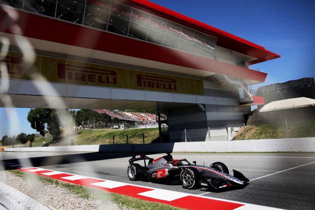 AUTO - FORMULA 2 2026 - BARCELONA 03 MIYATA Ritomo (jpn), Hitech TGR, Dallara F2 2024, action during the 5th round of the 2026 FIA Formula 2 Championship from June 12 to 14, 2026 on the Circuit de Barcelona-Catalunya, in Montmelo, Spain - MontmeloSpain  Copyright: xEricxAlonsox