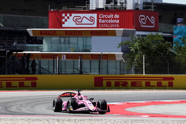 AUTO - FORMULA 2 2026 - BARCELONA 09 MINI Gabriele (ita), MP Motorsport, Dallara F2 2024, action during the 5th round of the 2026 FIA Formula 2 Championship from June 12 to 14, 2026 on the Circuit de Barcelona-Catalunya, in Montmelo, Spain - MontmeloSpain  Copyright: xEricxAlonsox