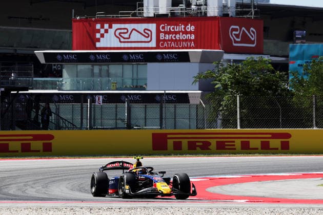 AUTO - FORMULA 2 2026 - BARCELONA 06 TSOLOV Nikola (bul), Campos Racing, Dallara F2 2024, action during the 5th round of the 2026 FIA Formula 2 Championship from June 12 to 14, 2026 on the Circuit de Barcelona-Catalunya, in Montmelo, Spain - MontmeloSpain  Copyright: xEricxAlonsox