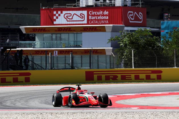 AUTO - FORMULA 2 2026 - BARCELONA 11 MONTOYA Sebastian (col), Prema Racing, Dallara F2 2024, action during the 5th round of the 2026 FIA Formula 2 Championship from June 12 to 14, 2026 on the Circuit de Barcelona-Catalunya, in Montmelo, Spain - MontmeloSpain  Copyright: xEricxAlonsox