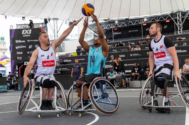 BASKETBALL - FIBA 3x3 World Tour VIENNA,AUSTRIA,12.JUN.26 - BASKETBALL - FIBA 3x3 World Tour. Image shows participants.  GEPAxpictures xPhilippxBrem