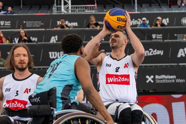 BASKETBALL - FIBA 3x3 World Tour VIENNA,AUSTRIA,12.JUN.26 - BASKETBALL - FIBA 3x3 World Tour. Image shows participants.  GEPAxpictures xPhilippxBrem