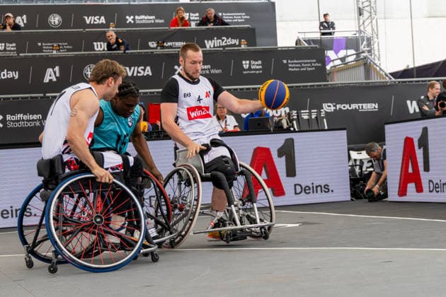 BASKETBALL - FIBA 3x3 World Tour VIENNA,AUSTRIA,12.JUN.26 - BASKETBALL - FIBA 3x3 World Tour. Image shows participants.  GEPAxpictures xPhilippxBrem