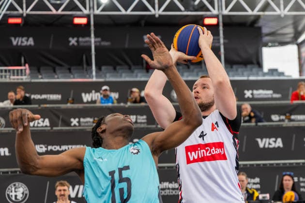 BASKETBALL - FIBA 3x3 World Tour VIENNA,AUSTRIA,12.JUN.26 - BASKETBALL - FIBA 3x3 World Tour. Image shows participants.  GEPAxpictures xPhilippxBrem