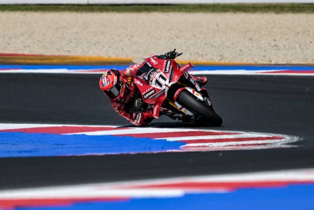 MOTORSPORTS - Superbike - Pirelli Emilia Romagna Round Photo by IPA ABACAPRESS.COM85605387 - Nicolo Bulega ITA Ducati Panigale V4R Aruba.It Racing - Ducati during the Pirelli Emilia Romagna Round, World Superbike (SBK) race in Italy, June 12, 2026 Italy Italy  Copyright: xIPAxSport ABACAx