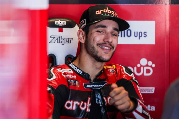 FIM SBK Superbike World Championship, WM, Weltmeisterschaft Pirelli Emilia-Romagna Round 7 - Free Practice 1 - Misano Adriatico 12 06 2026 Iker Lecuona of Aruba.it Racing - Ducati with Ducati Panigale V4R seen during FIM SBK Superbike World Championship Pirelli Emilia-Romagna Round 7 - Free Practice 1 at Misano World Circuit Marco Simoncelli in Misano Adriatico, Italy
