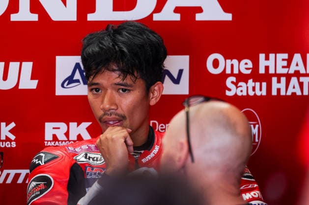 FIM SBK Superbike World Championship, WM, Weltmeisterschaft Pirelli Emilia-Romagna Round 7 - Free Practice 1 - Misano Adriatico 12 06 2026 Somkiat Chantra of Honda HRC with Honda CBR1000RR-R SP seen during FIM SBK Superbike World Championship Pirelli Emilia-Romagna Round 7 - Free Practice 1 at Misano World Circuit Marco Simoncelli in Misano Adriatico, Italy